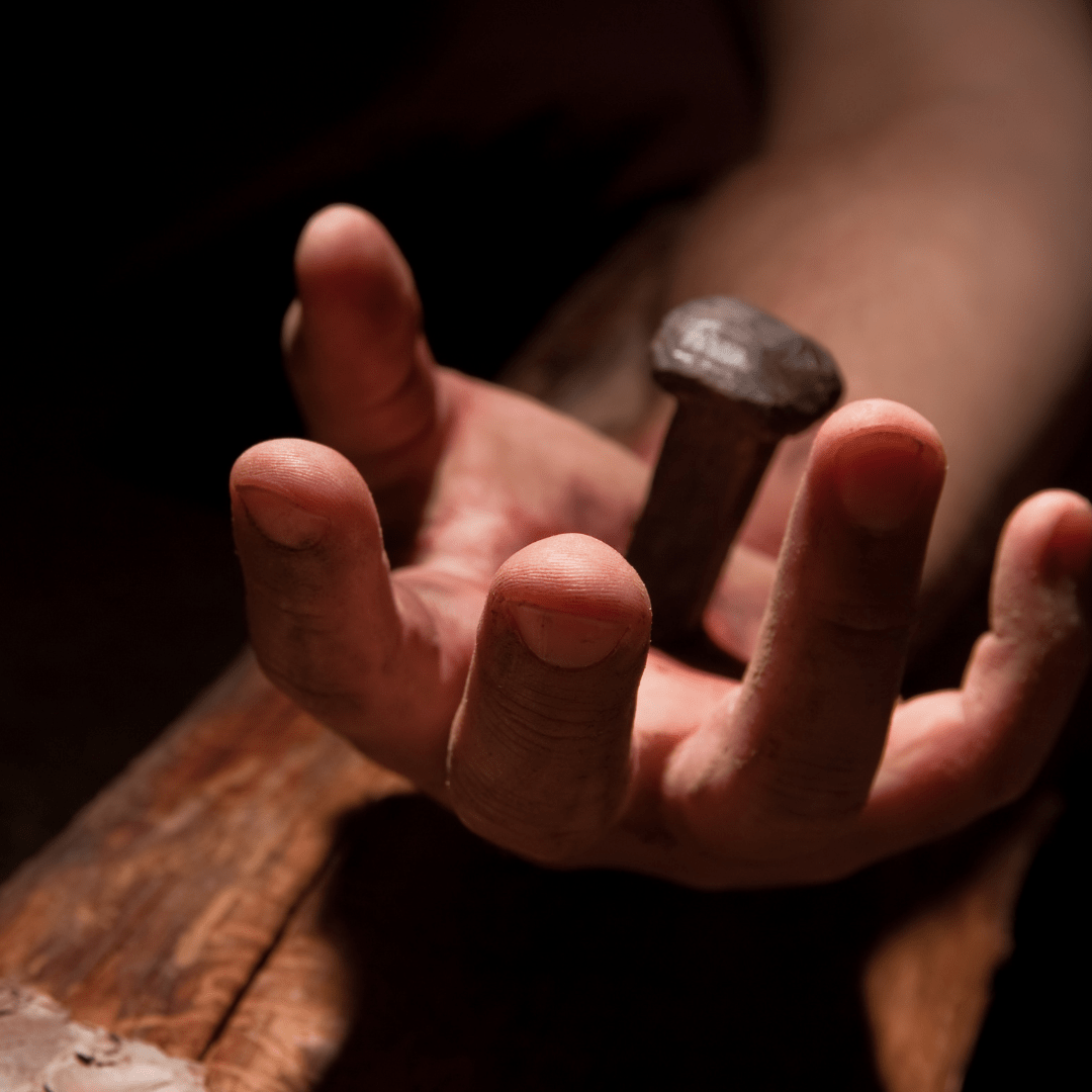 Jesus Nailed to die on the cross