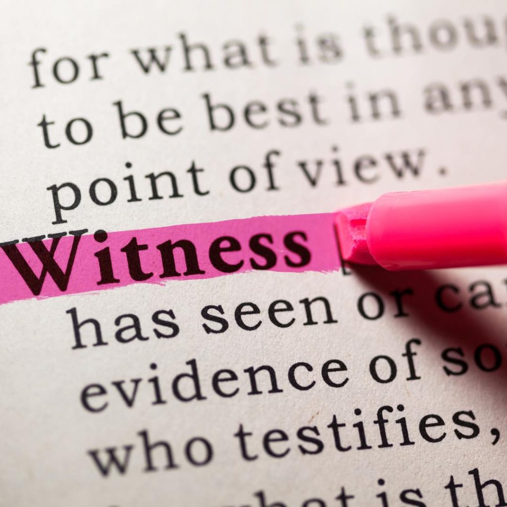 How to become a witness of Christ